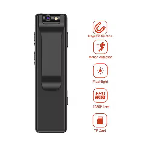 Vandlion A3 Mini Camera 1100mAH FHD 1080P Camcorder Video Recording Magnetic Attraction Flashlight S