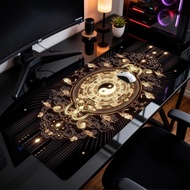 Extra Large Gaming Mouse Pad Creative Chinese Astrology Star Chart, 3mm Rubber Anti-Slip Bottom, Dur