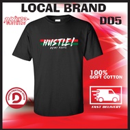 TSHIRT COTTON D05- HUSTLE