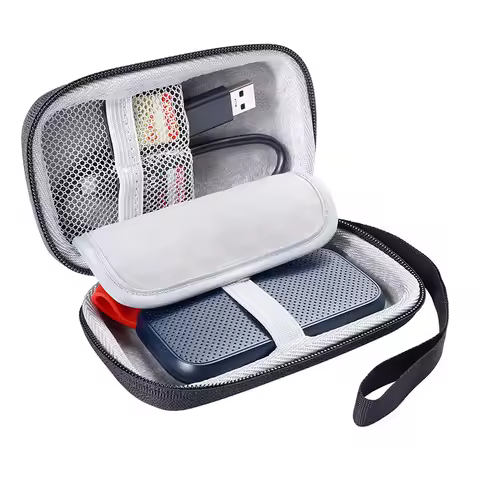 Newest Hard EVA Outdoor Travel Box Carrying Case Bag Cover for SanDisk SSD E30 480GB 1TB 2TB Portabl