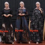 Bisa (COD) -Gamis batik. Gamis batik Jumbo LD 120 CM -gamis terbaru 2023 - BAJU GAMIS BATIK WANITA  