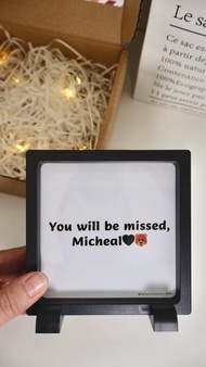 Customised Gift 11cm x 11cm Mini Photo Frame (Photo Grid) - You will get your photos printed with th