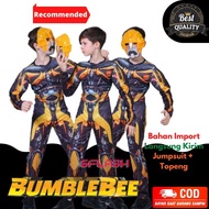 Transformers Bumblebee Costume for Kids Imported Character Muscle Foam Boys Mask Birthday Cosplay Co