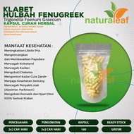KLABET Hulbah Fenugreek 100 Kapsul Herbal Memperbesar Payudara