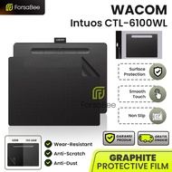 LAYAR FORSABEE - Graphite Protective Film for Wacom Intuos Medium Pen tablet CTL-6100WL Anti-Scratch