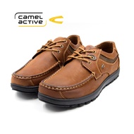 【Ready Stock】camel active Men Brown Augus Lace Up Shoes 871956-BN3R-3-BROWN (Nubuck Leather)
