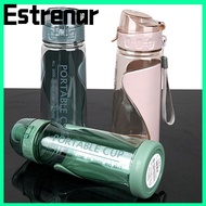 ESTRENAR 500ml Sports Water Bottle Gym  Leakproof Drinks Mugs