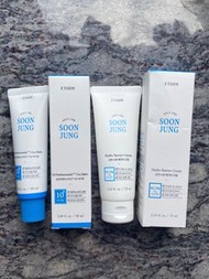Etude House Soon Jung 2x Barrier Intensive Cream 敏感舒緩保濕霜 | 10-Panthensoside Cica Balm積雪草修護霜