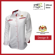 MR2 Uniform FP-917A KKM - Baju Korporat Wanita KKM Baju Kemeja Wanita KKM Women KKM Corporate Shirt 