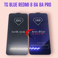 TEMPERED GLASS BLUE REDMI 8/8A/8A PRO SET Original