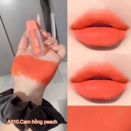 Peach pink orange lipstick, genuine beana lipstick, orange tone lipstick, peach orange lipstick, cor