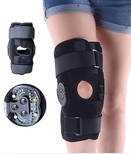 Comfyorthopedic Hinged Knee Brace with Side Stabilizers - Locking Knee Brace - PCL/ACL Knee Braces for Hyperextension - Knee Immobilizer Brace for Women &amp; Men - Knee Braces for Knee Pain