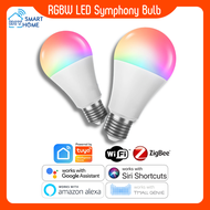 Tuya Smart LED Wifi Zigbee Bulb RGBCW Multicolor Warm White Cool White E27 Smart Home Smart Life Alexa Google Home Siri