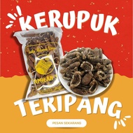 Kerupuk Teripang Hitam Siap Makan - 100gram / Krupuk Terung Blonyo Ulat Timun Laut