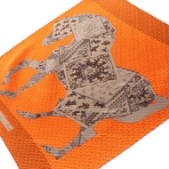 [二手] 愛馬仕 HERMES 圍巾 Carre Plissé A Cheval sur mon Carre 褶皺真絲 Carre Plissé 女士二手 A