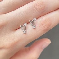 豎琴造形小耳環