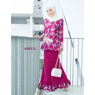 SOFEA KURUNG MODERN (MAROON) 718 / P718