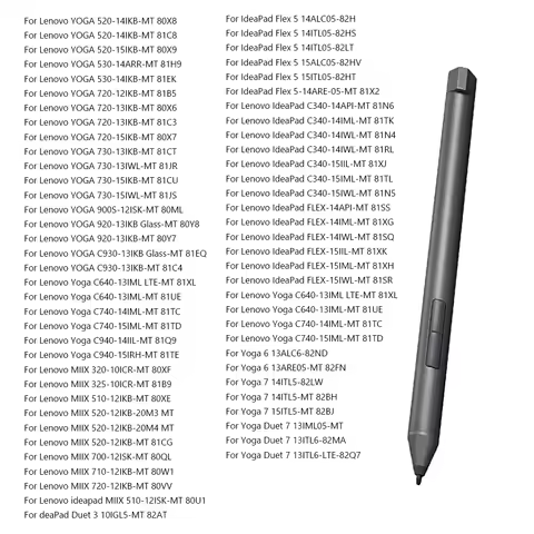 Original Stylus Pen For Lenovo Yoga 900s Yoga 520 yoga 530/720/730/C740 /C640 MIIX 700 Miix4 Miix 51