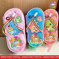 Shin Toeng Pencil Case Flip Flops ST 506C / ST 544C / ST 569C Cute Dino / Momo Girl / Panda Bear / C
