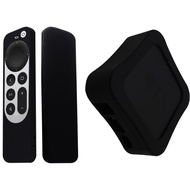 Silicone Remote Protective Shell For -Apple TV 4K Siri Remote 2021 Anti-Slip Shockproof Soft Case Cover Remote