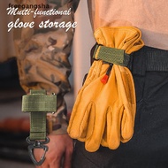 [FREG] Outdoor Keychain Tactical Gear Clip Keeper Pouch Belt Keychain Webbing Gloves FDH