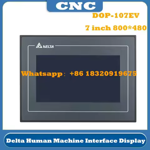 CNC 7'' Inch Delta DOP-107EV HMI Touch Screen Human Machine Interface Display Replace MK070E-33DT HP