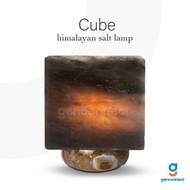 Salt Lamp Cube Himalayan Salt Lamp Fengshui salt crystal light cube grey salt lamp table lamp light