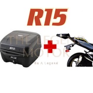 YAMAHA R15 R 15 KOMBO GIVI HEAVY DUTY MONORACK J HRV MONO RACK + BOX GIVI KOTAK B32N / E250N COMBO R