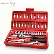 missbeaty's High-Quality 46pcs Hand Tool Set–Complete Toolbox for Car, Motorcycle & Home Maintenance