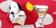 Snoopy Universal Studio Japan USJ 日本環球片場 15cm 全新正版 史諾比 史路比 食餅乾 Woodstock 坐紅色梳化 sofa 情景公仔