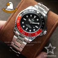 GRAND EAGLE Watch นาฬิกาข้อมือผู้ชาย สายสแตนเลส รุ่น AE8007G - Silver/Black/BlackRed