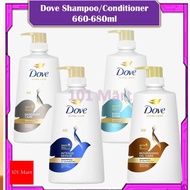 Dove Shampoo / Conditioner 660ml-680ml