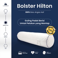 Hilton Hotel Original Goose Down Bolster | Medium Firm | Solid, Supportive & Premium Comfortable | A