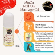 MinZa Botanical Joint Massage Oil ~ Hot Sensation for joint & mucle pain not for whole body massage