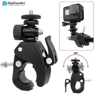 DGF  1/4 Camera DV Bike Bicycle Motorcycle Handlebar Clamp Bracket Tripod Mount Screw Clip 360 Degre