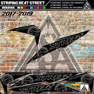 Striping Beat Street Variasi lis art simple extreme/Striping Beat Street variasi/modifikasi beat str