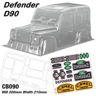 Team C Defender D90 1/10 Clear Body Shell Rc Adventure