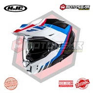 HJC I80 IMES MC21 WHITE BLUE RED GLOSSY