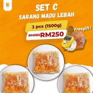 Nah Sarang Madu Lebah Madu Tualang Asli 1500g