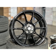 NEW 17X7.5J AOW TC105X Rim (set of 4) Black 5X100 for VW Polo Vento Altis Sienta Wish Veloz Alza