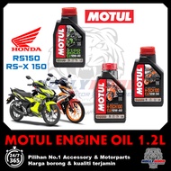 MOTUL 4T ENGINE OIL 3100 GOLD 10W40 TECHNOSYNTHESE 10W50 100% SYNTHETIC 1.2L RS150 RS-X
