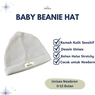 Mamaca Newborn Waffle Baby Beanie | Baby Hat 0-12 Months | Unisex Newborn Beanie