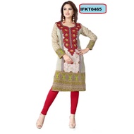 [Size XS (36") to 4XL (50")] Muslimah Long Kurti (American Crepe)Size XS (36") to 4XL (50")] Muslima