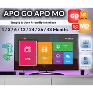 1/3/6 Months - SVI GO SVI MO / APO GO APO MO IPTV For Android Device Only