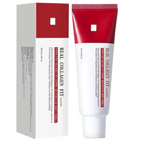 Real Collagen Fit, Collagen Wrapping Mask, Collagen 670,000ppm, Peel Off Facial Mask for elasticity,