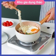 Deep pan with magnetic bottom, non-stick pan with Japanese technology aluminum alloy 18cm