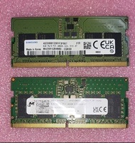 多款 DDR5 8GB 1Rx16 PC5　記憶體