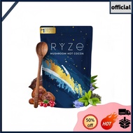 RYZE Mushroom Hot Cocoa Melatonin Sleep Supplement, Keto Cocoa Powder with Reishi Mushroom, Melatoni