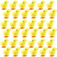 20 Pack Wind Up Chick Toys Easter Jumping Chick Wind-up Plush Hopping Chicks for Easter Party Favors