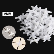 100pcs Tile Spacers 1.5MM 2MM Cross Tile Leveling System Ceramic Floor Spacers Tile Spacers